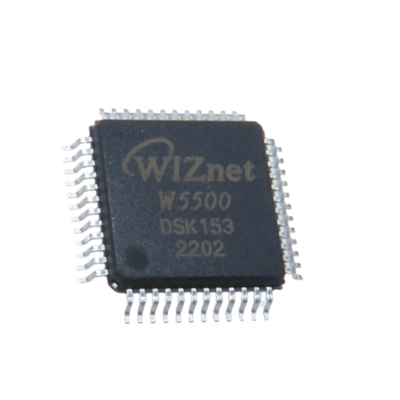 1PCS   W5100 W5300 W5500 Chip IC CTLR 3-1 ETH TCP/IP QFP