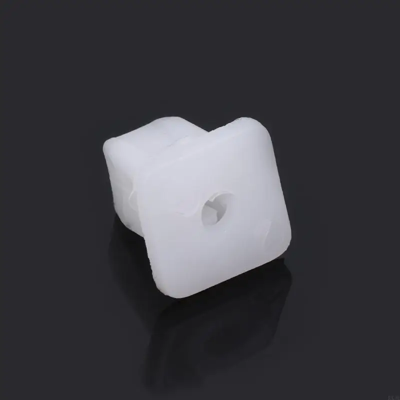 

RXJE 50 Pcs White Square Car Body Plastic Push Pin Rivet Fasteners Trim Moulding Clip