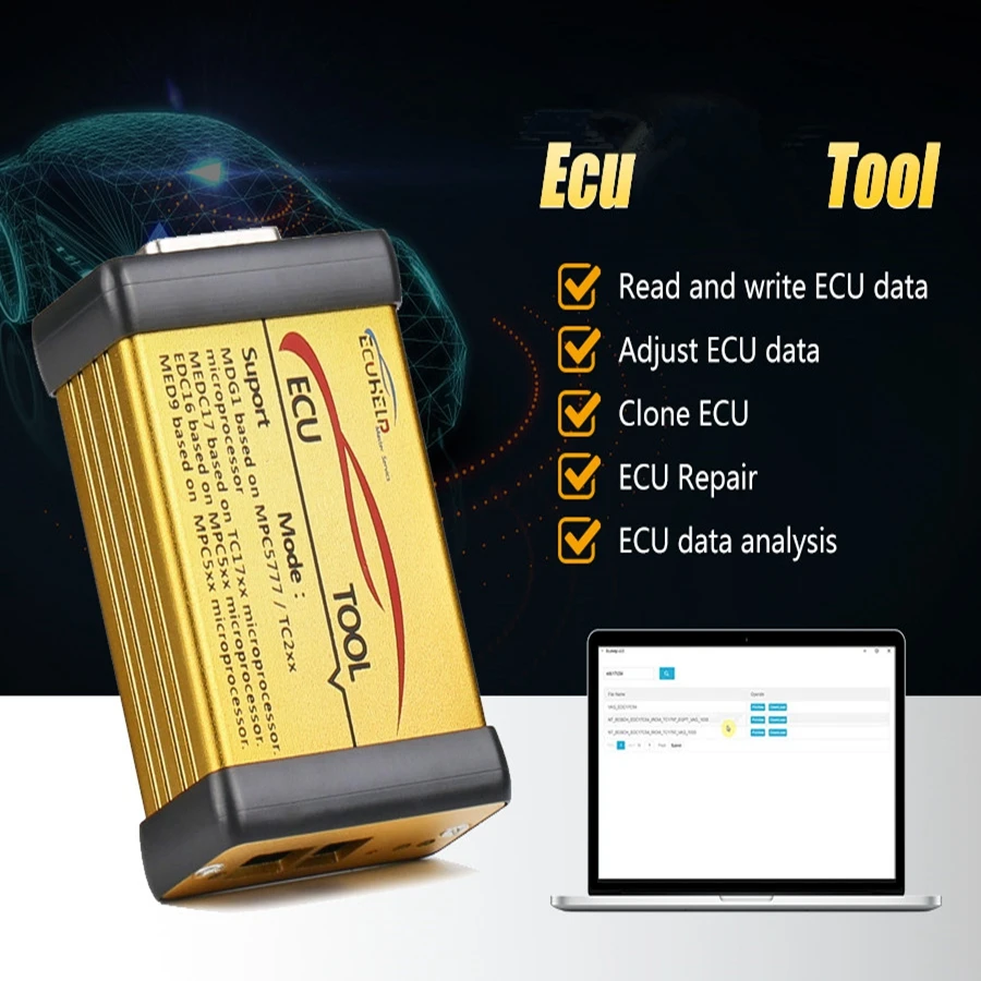 V3.1.3.5 Latest ECUHELP ECU Tool V2.0 Support Read & Write For VAG Full Version No Need to Open ECU For Bosch