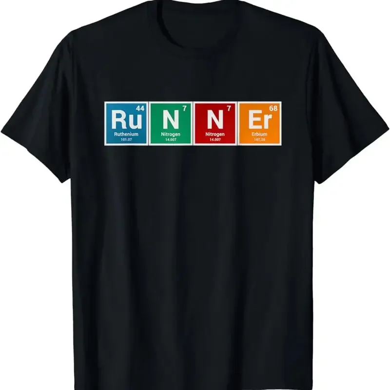 Funny Birthday Runners T Shirt Periodic Table Runner S