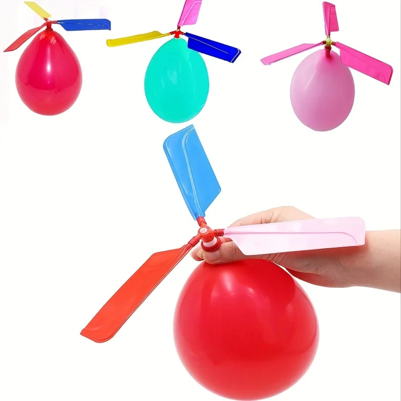 5PCS/Set of Toy Balloon Color Random Helicopter Children\'s Day Gift Flying Toys Outdoor Sports Toys Science Puzzle Toys