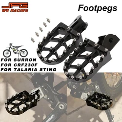 CNC Foot Peg For Surron Talaria Motorcycles Accessories Footpeg Footpedal For Talaria Sting Sur Ron Lightbee Honda CRF 150F 230F