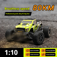 LLL 1/10 All-Round Terminator Remote Control Electric Brushless Four-Wheel Drive Off-Road Vehicle RC Model Car V2 Version