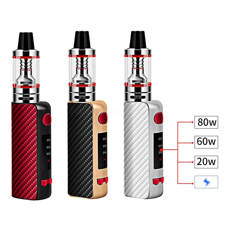 Bateria 1600 ml mini fumaça caneta pod hookah shisha vaper vappr vaporizador elecetronic cigarro 80w caixa mod vape kit 2.5 mah build-in