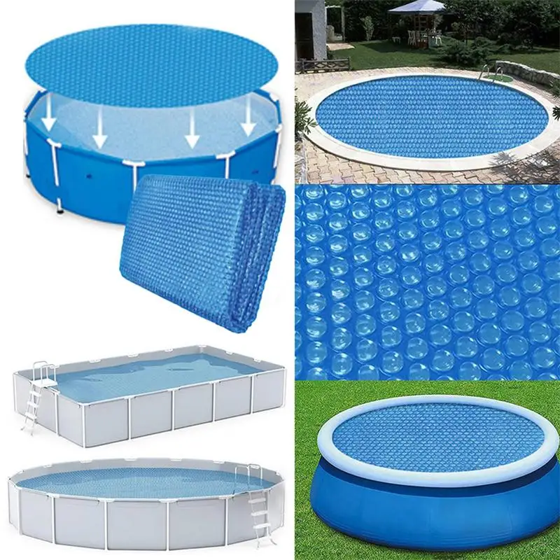 Solar Pool Cover Swimming Pool Bubble Solar Cover Heat Retaining Blanket Wear-resistant Free Cutting Solar Covers For Sun