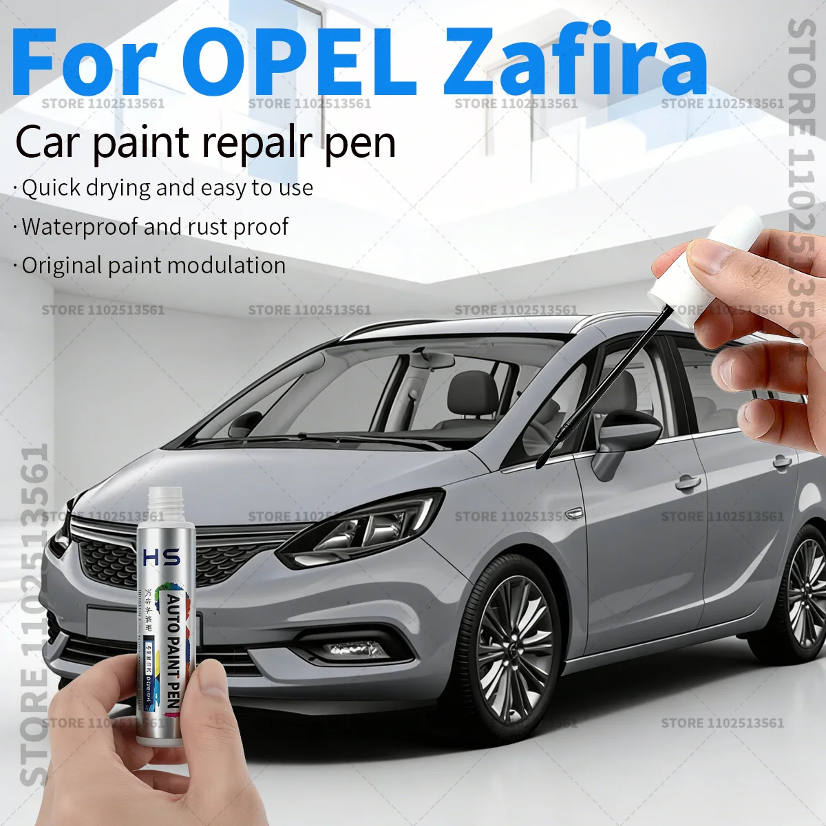 

Ремонтный карандаш для краски автомобиля OPEL Zafira 2005-2020: аксессуары для устранения царапин, цвета: черный, зеленый, королевский синий, лава-красный, олимпийский белый