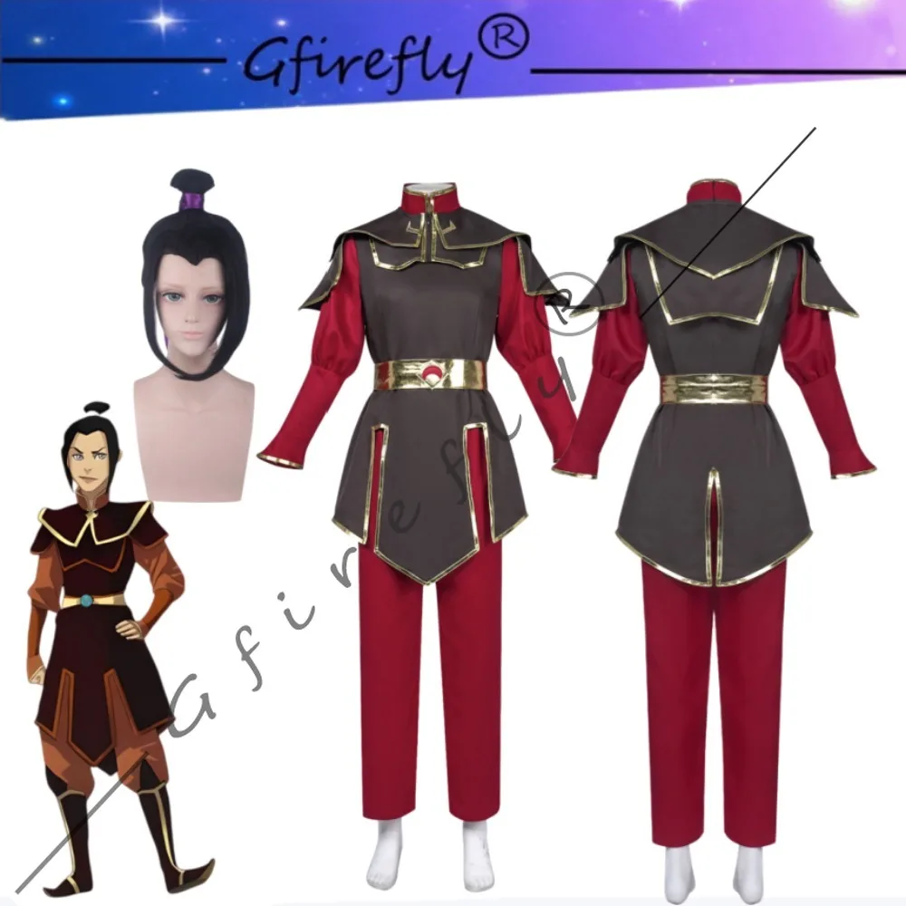 

Genshin Impact Azura Handsome Brown Hanfu Cosplay Set Full Costume Adult Halloween Carnival Comic Con Party Ancient Style Outfit