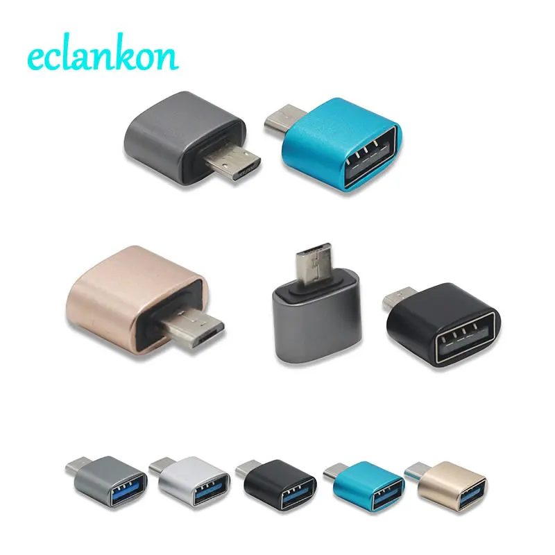 

Aluminum Micro USB OTG Adapter Male To USB 2.0 Female Connector For Samsung Xiaomi Huawei Android Microusb OTG Converter Adaptor