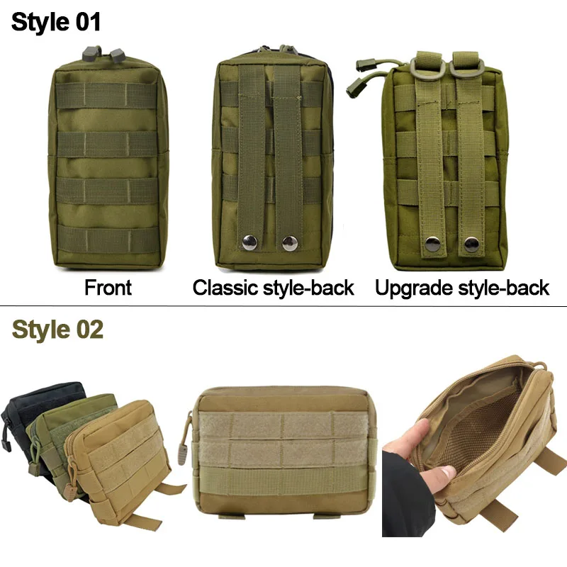 Tactical Bag Multifunctional Outdoor Molle Bags Waist Fanny Pack Mobile Phone Pouch Hunting Gear Accessories Belt Waist Bag