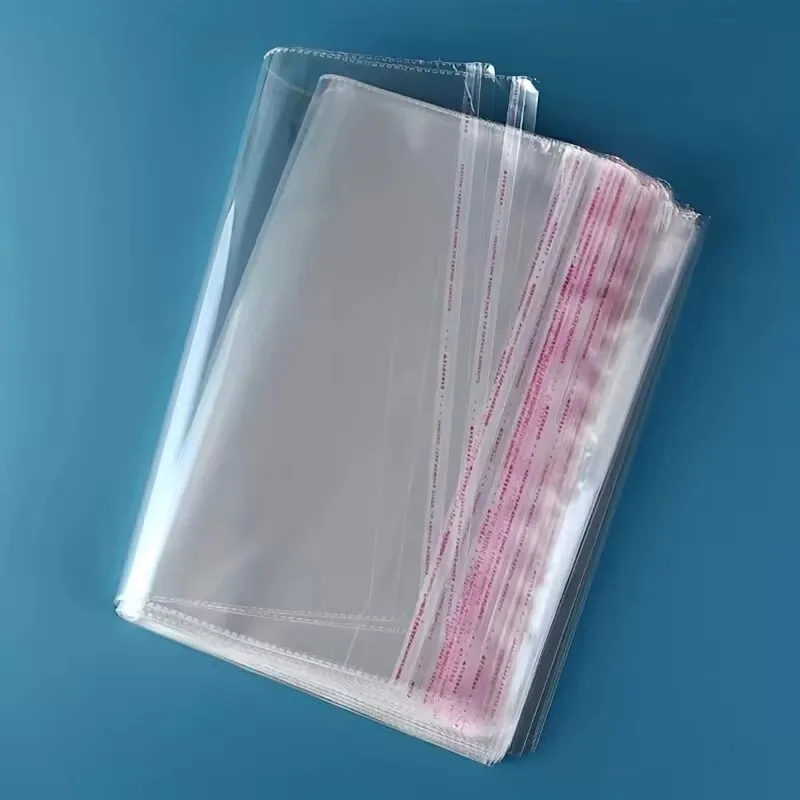 100Pcs Transparent Self-sealing Opp Bag Plastic Jewelry Gift Food Candy Chothes Cake Packaging