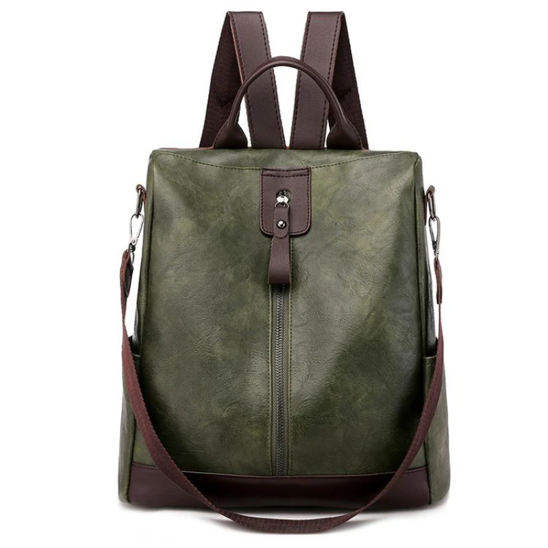 Women's Handbag Women's Shoulder Bag Fashion Purse Vintage Leather Bag Large Capacity Handbag Inclined Shoulder Bag Mom's Bag