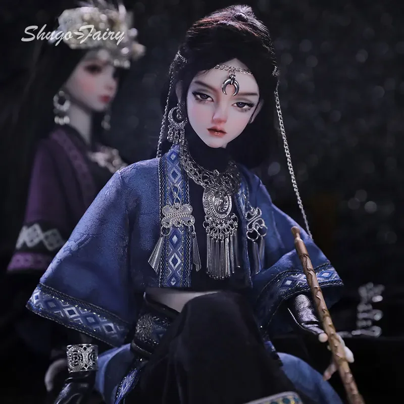 Suxi Bjd Doll 1/4 Bubo Minoranza unica Miao Gioventù Paladino Ricamo Collezione squisita Regalo Bambole snodabili Shugafairy