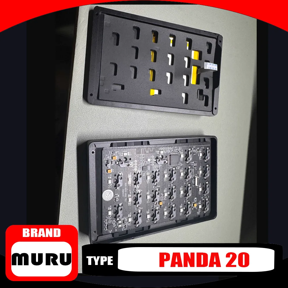 

PANDA20 V2 Мини-наборы цифровых клавиатур Алюминиевая 3-режимная беспроводная прокладка с возможностью горячей замены RGB Механическая клавиатура для игры на заказ Стабилизация подарков