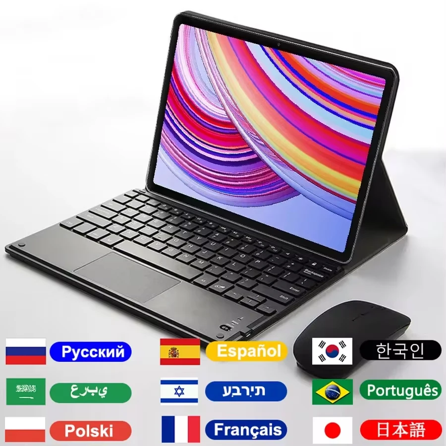 

Keyboard Case For Xiaomi Redmi Pad Pro 12.1 Inch 2024,Funda Cover For Xiaomi Poco Pad 12.1 Detachable Tablet Cover With Keyboard