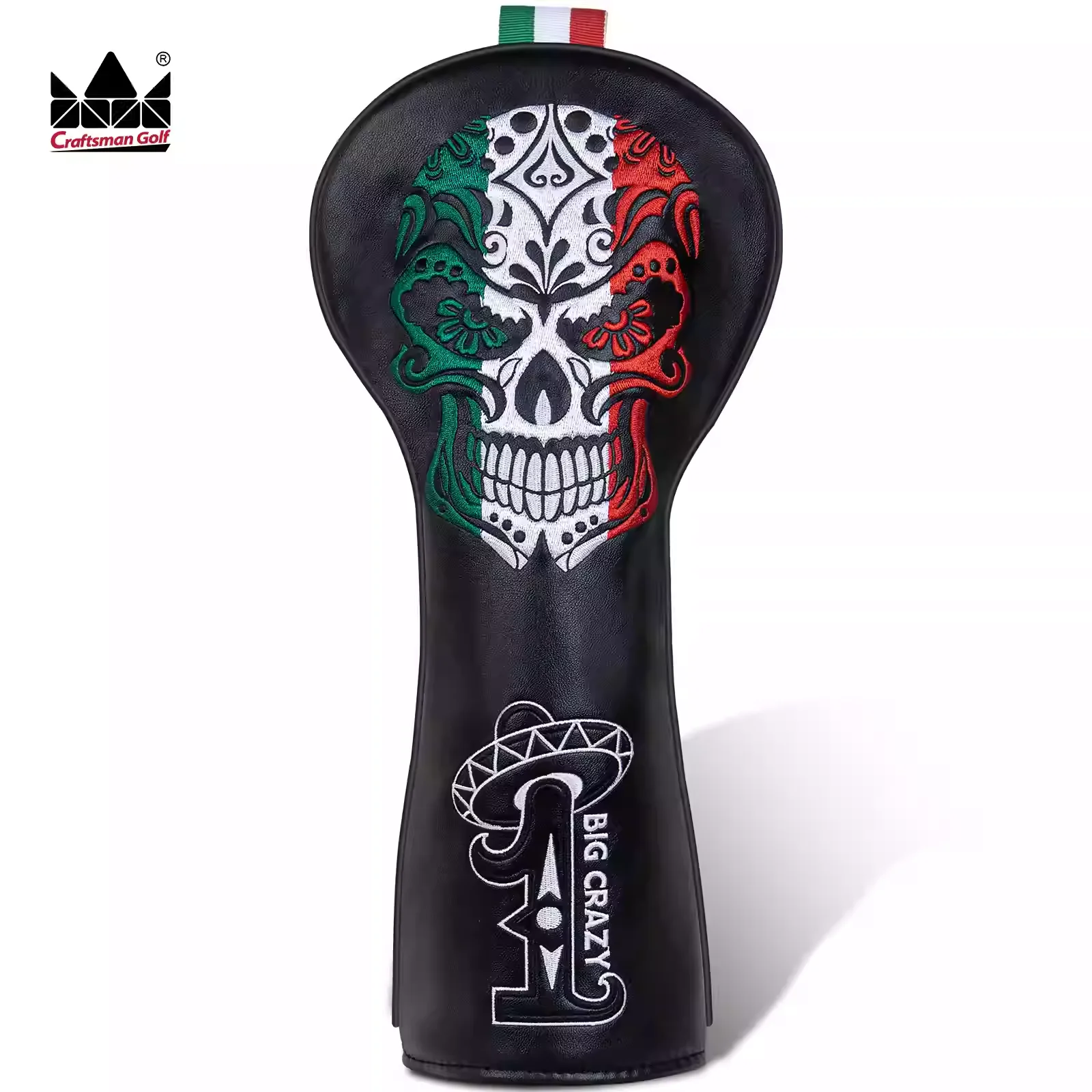 Golf Headcover Set Day of The Dead Skull Skeleton Design Driver Fairway Hybrid Putter Cover Golf Club Headcover Gift