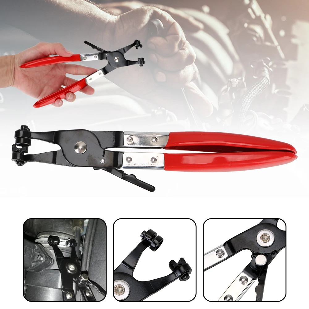 Imagem -03 - Auto Alicates Removal Tools For Water Pipe Mangueira Flat Band Ring Grampos de Tubo Kit de Reparação Motocicleta Caminhão Reboque Acessórios do Carro