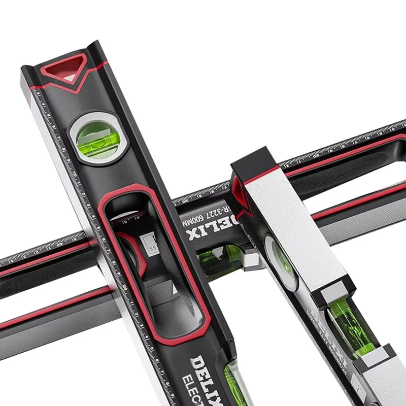 Magnetic Level Aluminium Alloy Spirit Levels Professional Precise Portable Gradienter Household Level Measuring Instruments