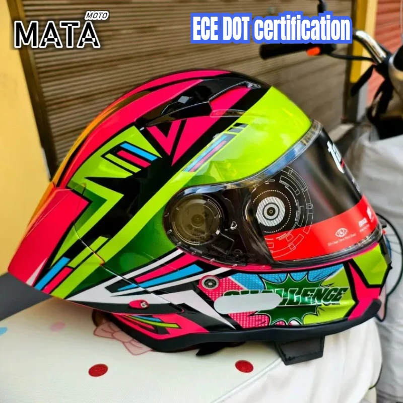 

Tanked Big Tail Wing Helmet Men Moto Full Helmet Female Imitation Racing Moto Racing Running Cycling Safety Helmet Casco De Moto