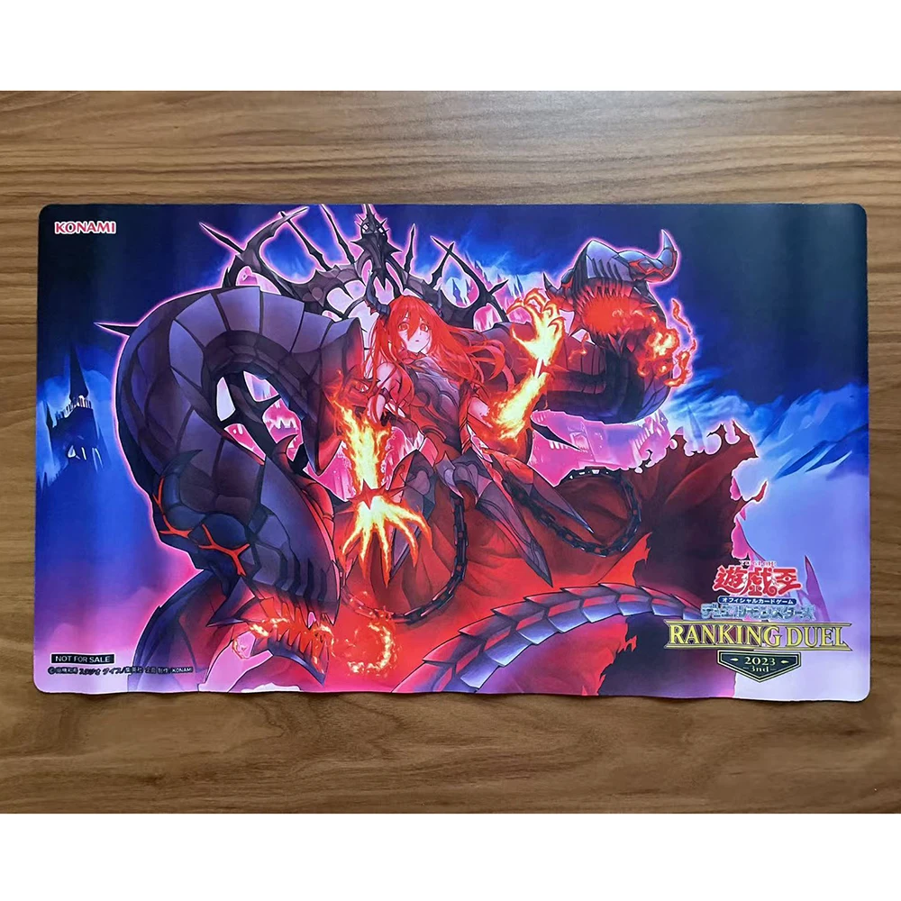 Yu-Gi-Oh Prisoner Princess of Fruitful Flames Game Card Pad YGO Mat KMC TCG YuGiOh Mat