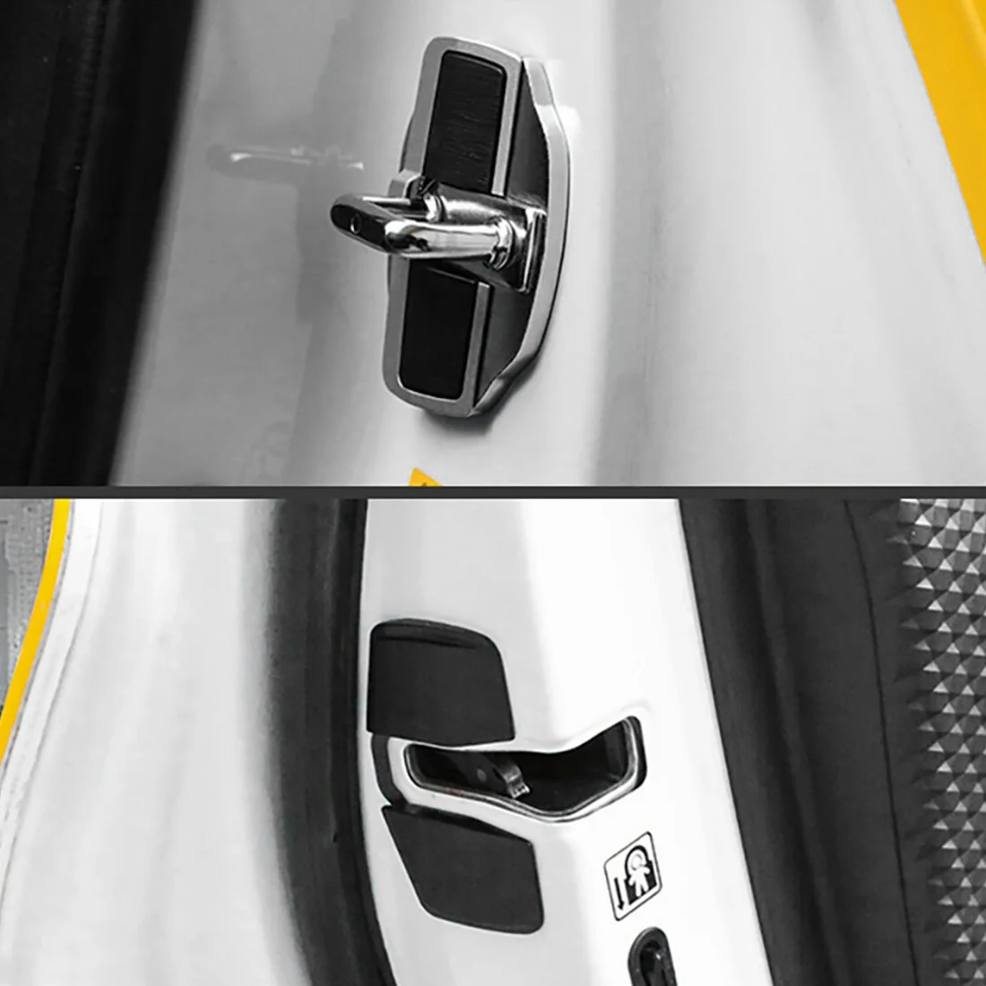 Superior-Car for TRD Door Lock Buckle Upgraded Stabilizer Cover Latches Stopper For-Lexus-Toyota Series Eliminate Abnormal Space