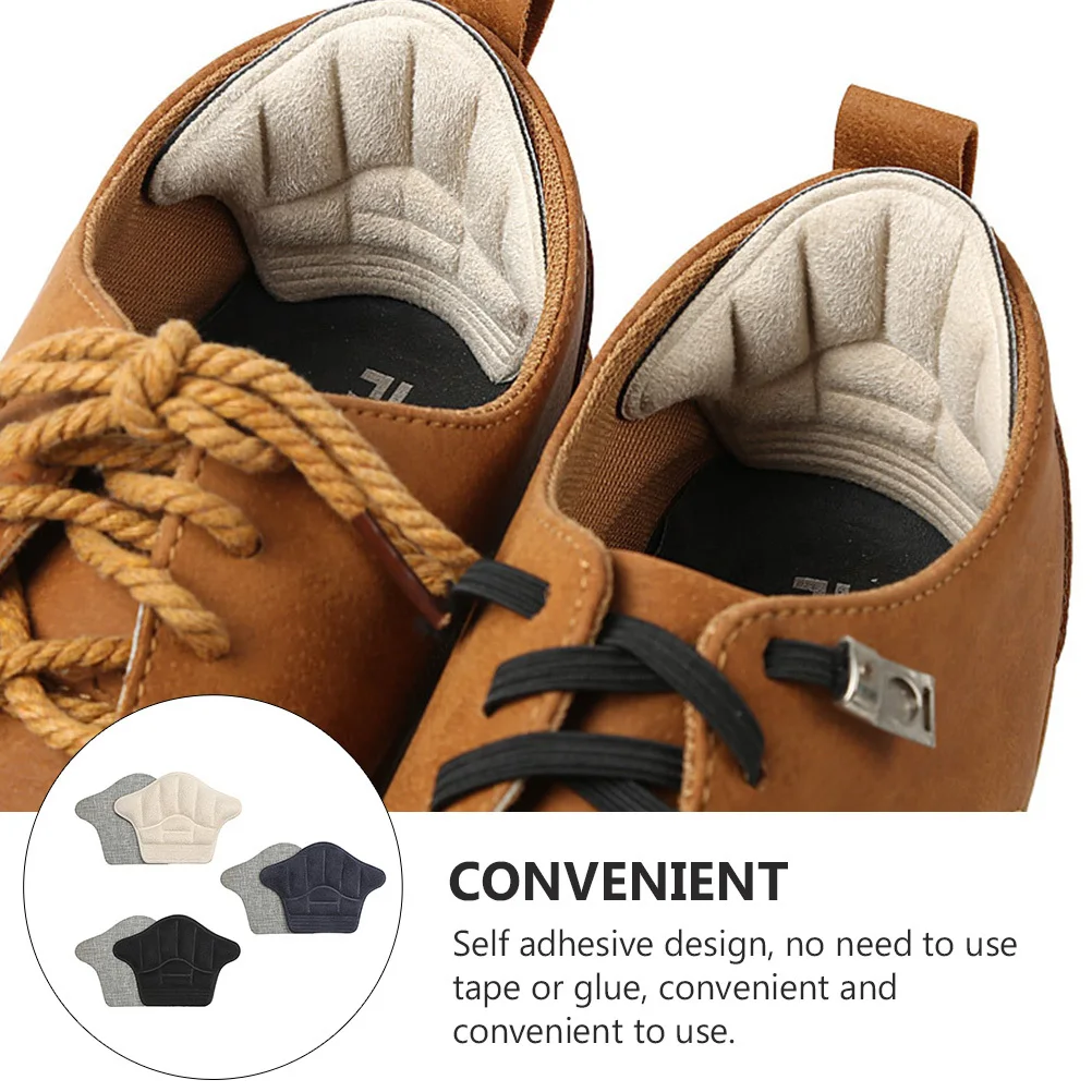 

NOLITOY 3 Pairs Heel Grips Cushions Non Shoe Inserts for Men and Women High Heel Stickers Protective Pads Floor