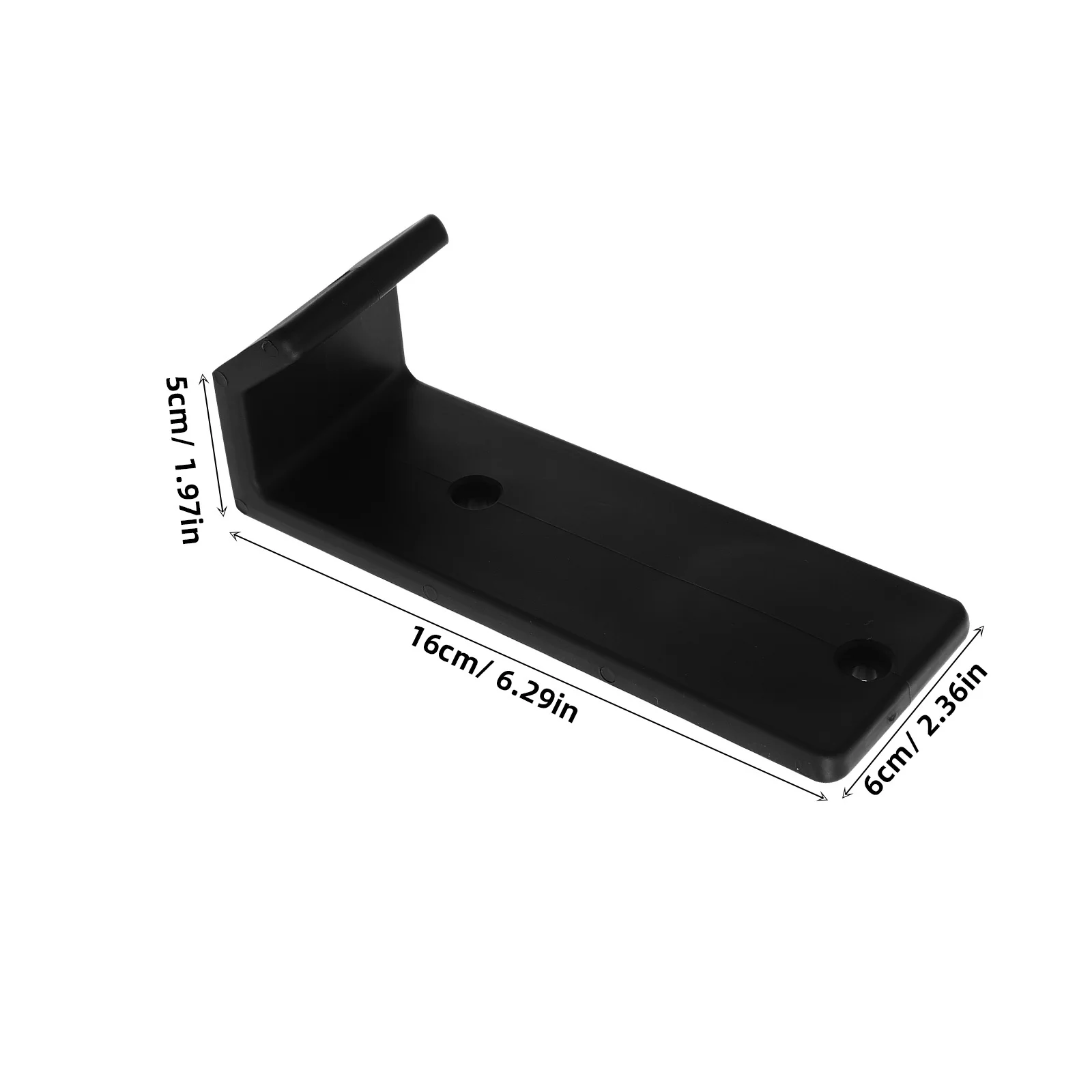 1 paar Zwart Plastic J Haken Squat Rack Bijlagen Heavy Duty Power Rack Hangers Voor Weerstandsbanden Barbell Halsbanden Gym