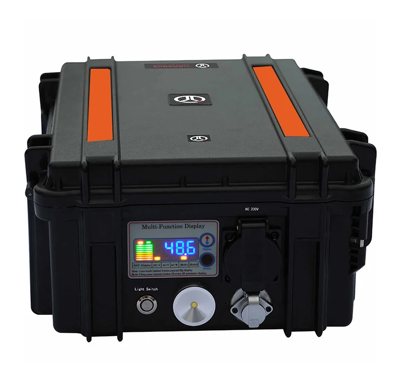 

Solar System 2000W Portable Generator Lithium Battery MPPT Charger with Foldable Panel