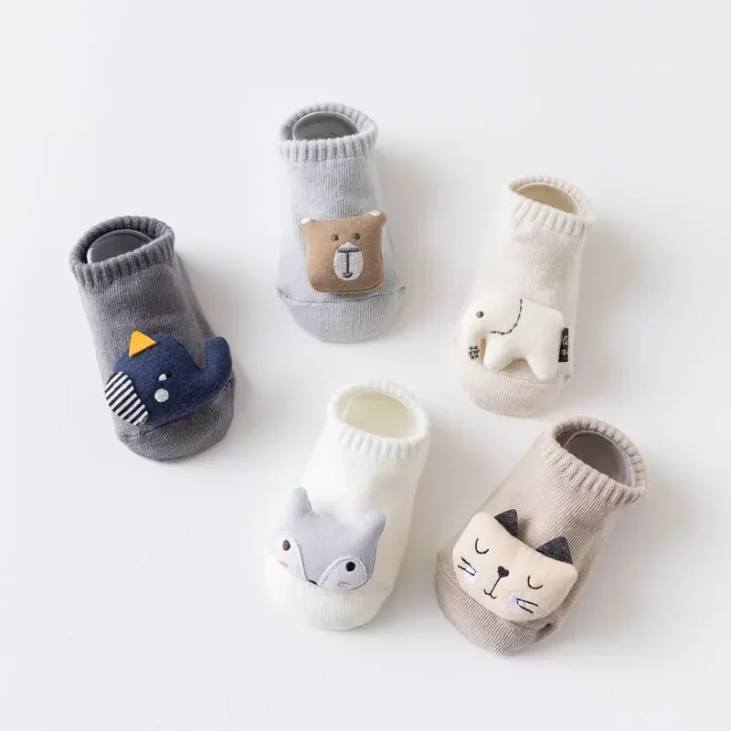 Baby Winter Anti Slip Short Socks Newborn Infant Boy Girl Cotton Thick Warm Floor Sock Toddler Children Kids Winter Accessories