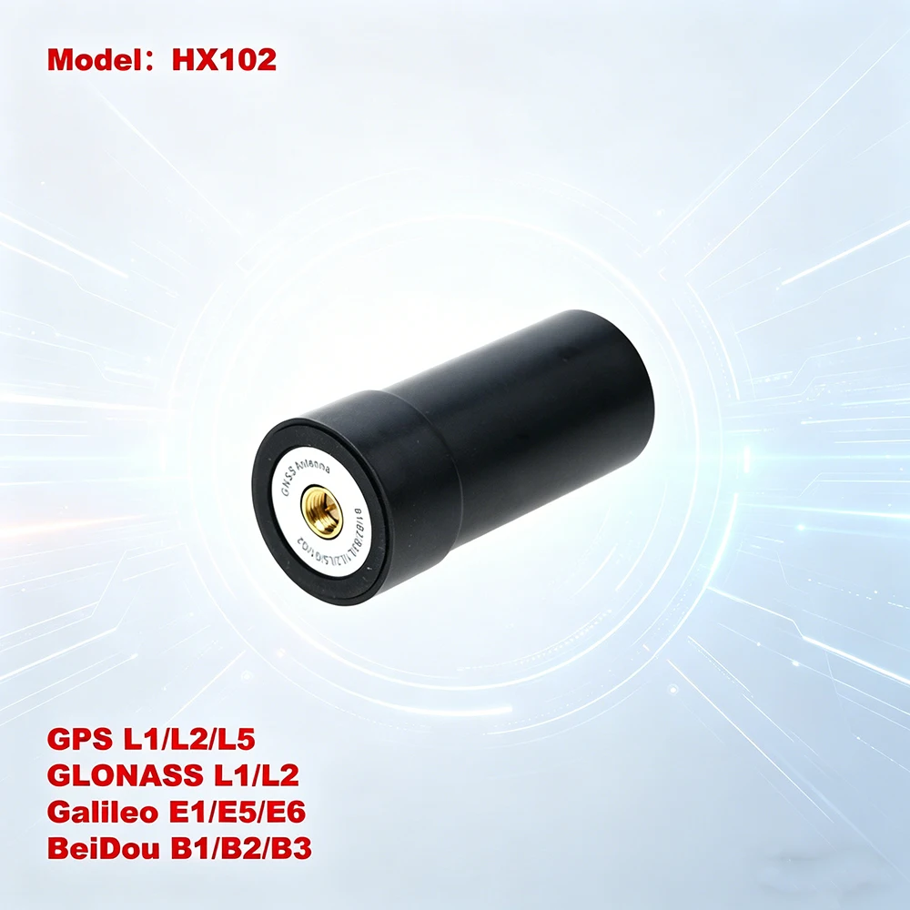 QUESCAN Triple-band RTK GNSS Antenna L1 L2 L5 Helix GPS Antenna 1575.42MHz 1227.6MHz 1176.45MHz for F20P F9P F10N GPS Antenna