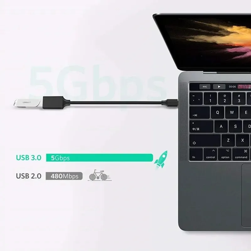 USB C to USB 3.0 OTG Cable Type-C Male to USB Female Converter Adapter Charging Data Cord For Mobile Phone Flash Drives Laptop