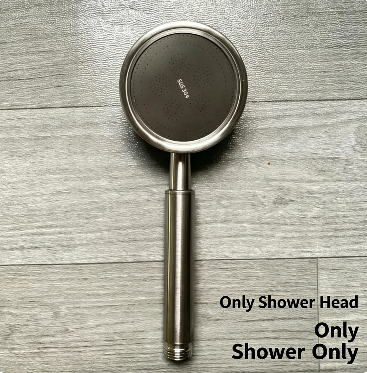 Anti-drop 304 Stainless Steel High Pressure Shower Head, 45% Water Saving Boosting Shower Nozzle, Shock Resistant Durable Bathro