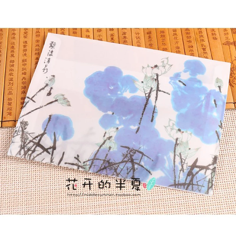 20 Pcs / Pack Translucent Thickened Quality Sulfuric Acid Paper Envelope Antique Style Decorative Envelope Wedding Invitation