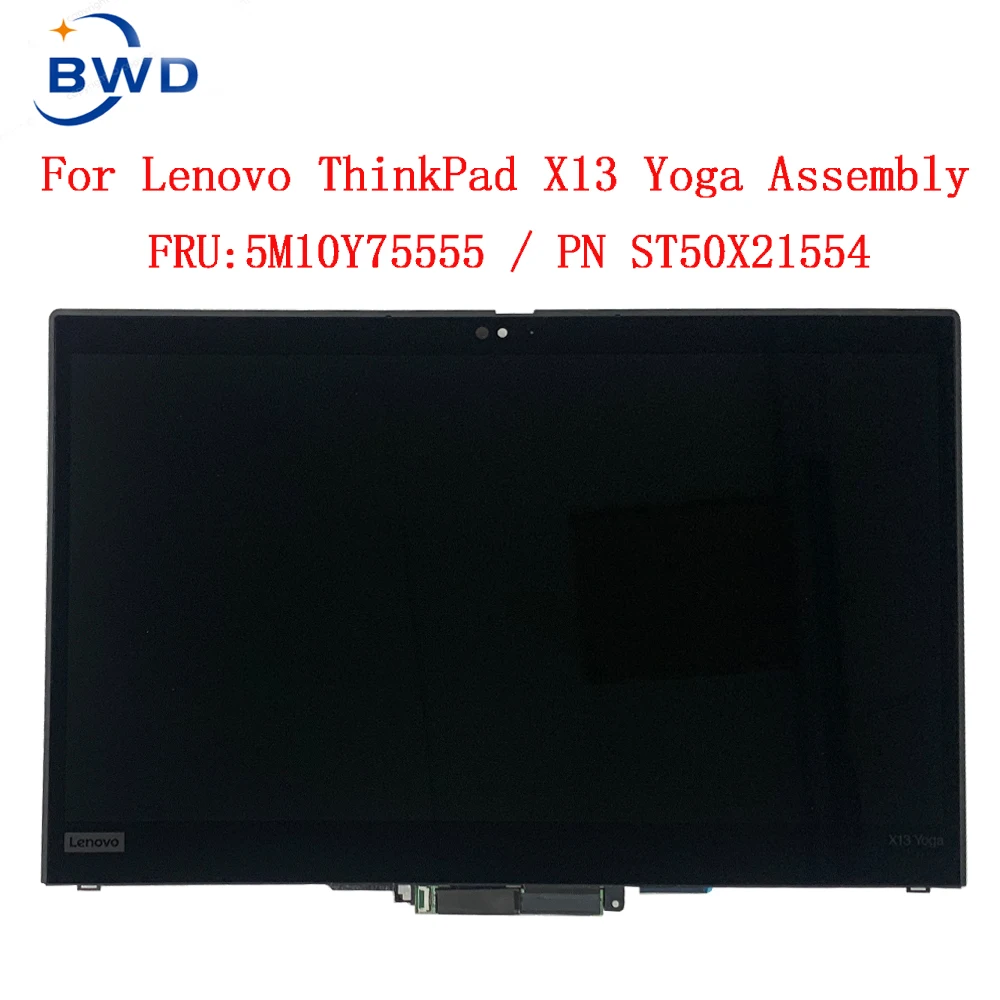 Imagem -02 - Original Novo 13 Tela Lcd de Toque Fhd para Lenovo Thinkpad X13 Yoga Gen 20sx 20sy 5m10y75558 5m10y75559 5m10y75555 5m10y75556