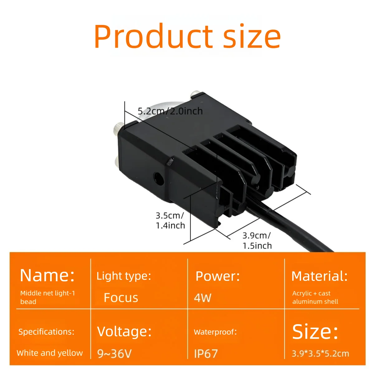 2 مصباح أمامي LED، مصابيح ضباب ممتصة للصدمات، مصابيح شبكية، مصابيح عمل، مصابيح قيادة صغيرة، وأضواء مساعدة للسيارة والدراجات النارية