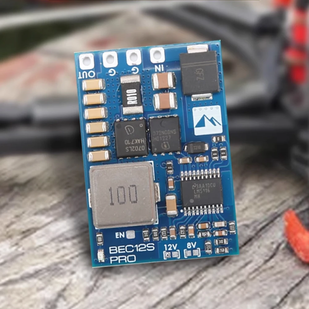 MATEK BEC12S-PRO-Módulo BEC de 9-55V a 5V/8V/12V-5A, protección contra sobrecorriente y recuperación automática para Dron de control remoto, avión, FPV, Freestyle