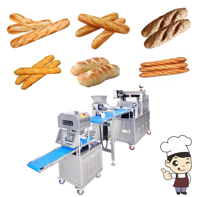 Automatic French Baguette Bread Making Machine for Bakery Use Electric Power Source for Wheat Flour Corn Sugar Fruit