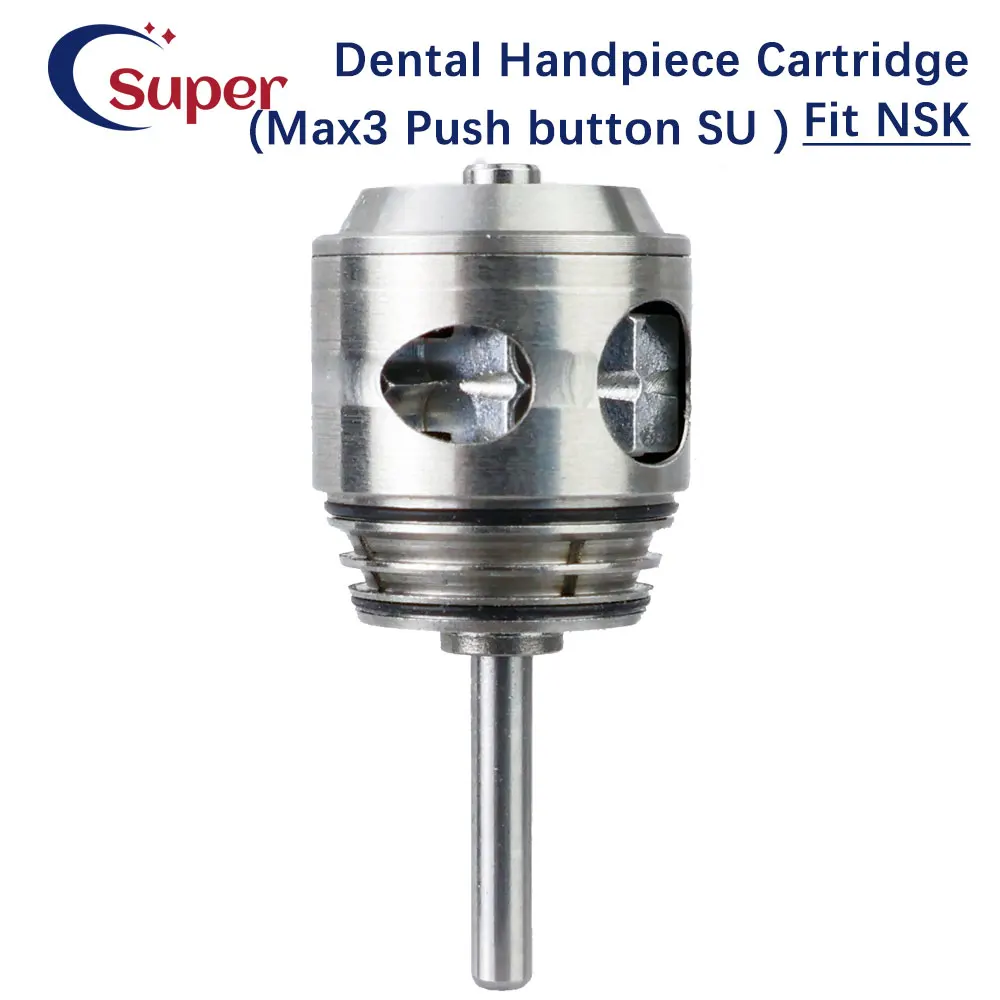 ทันตกรรม Handpiece ความเร็วสูงตลับเซรามิคโรเตอร์ Fit NSK Max3 SU มาตรฐาน PUSH ปุ่ม Handpiece เซรามิคแบริ่งทันตกรรม