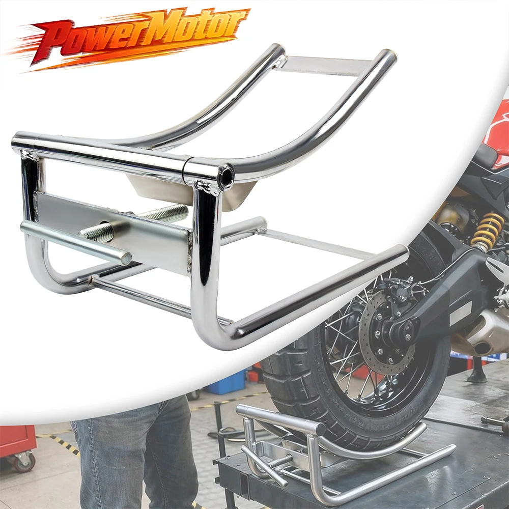 

Motorcycle Rear Tire Replacement Auxiliary Device Stainless Steel Heavy Repair Tools Starter Frame Auxiliary Maintenance