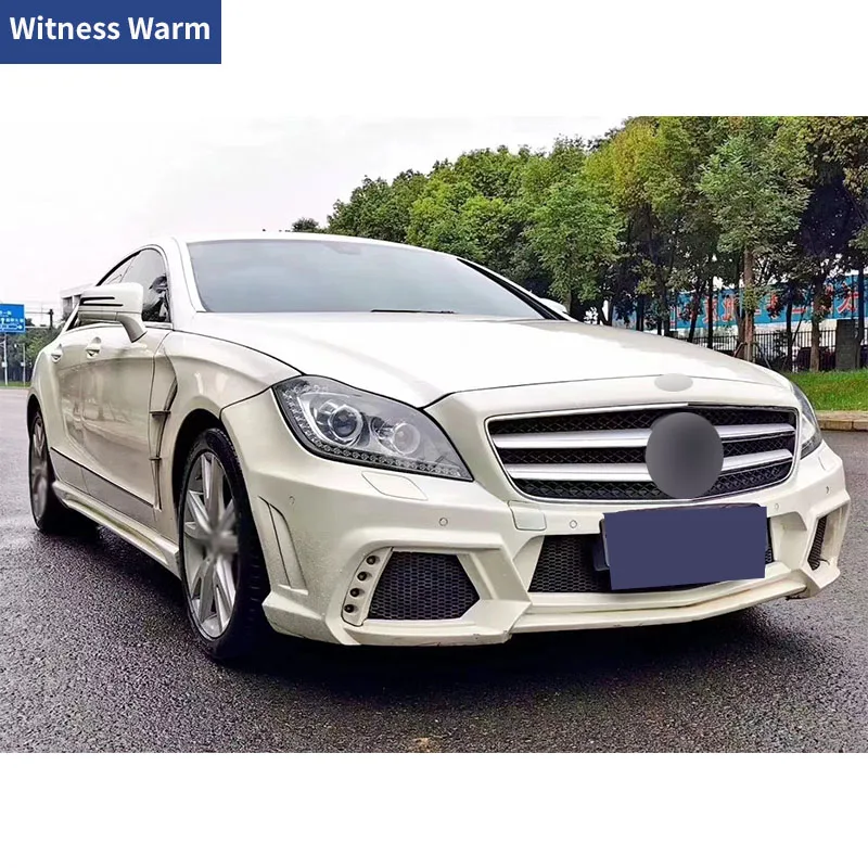 W218 CLS Class Car Body Kit FRP Front Bumper Rear Bumper Side Skirts Spoiler Fenders for Mercedes Benz W218 Cls350 10-13