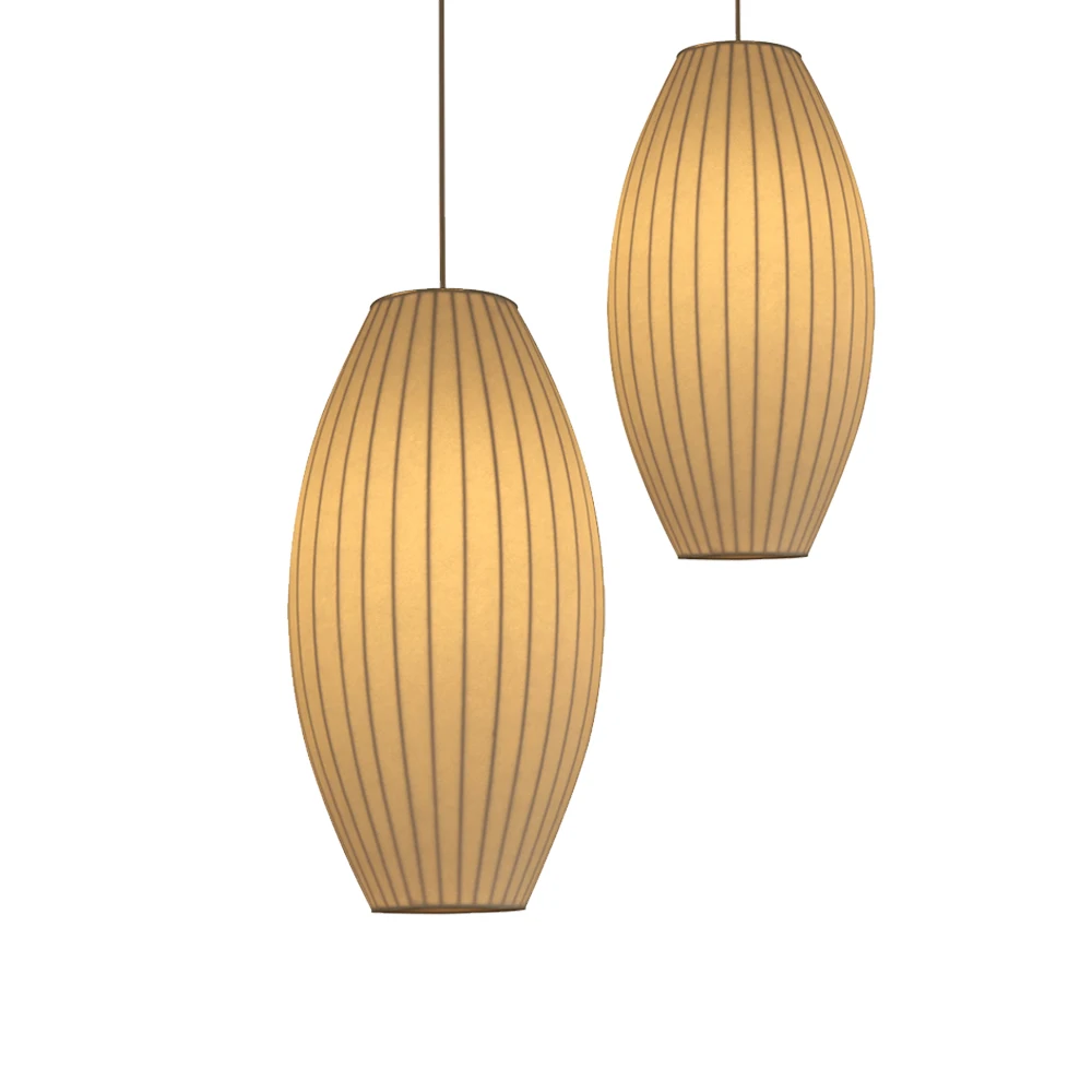 

Modern Silk Pendant Light Large Chandelier for Living Room Restaurant Home Decor Creative Ceiling Hanging Lamp Simple Design