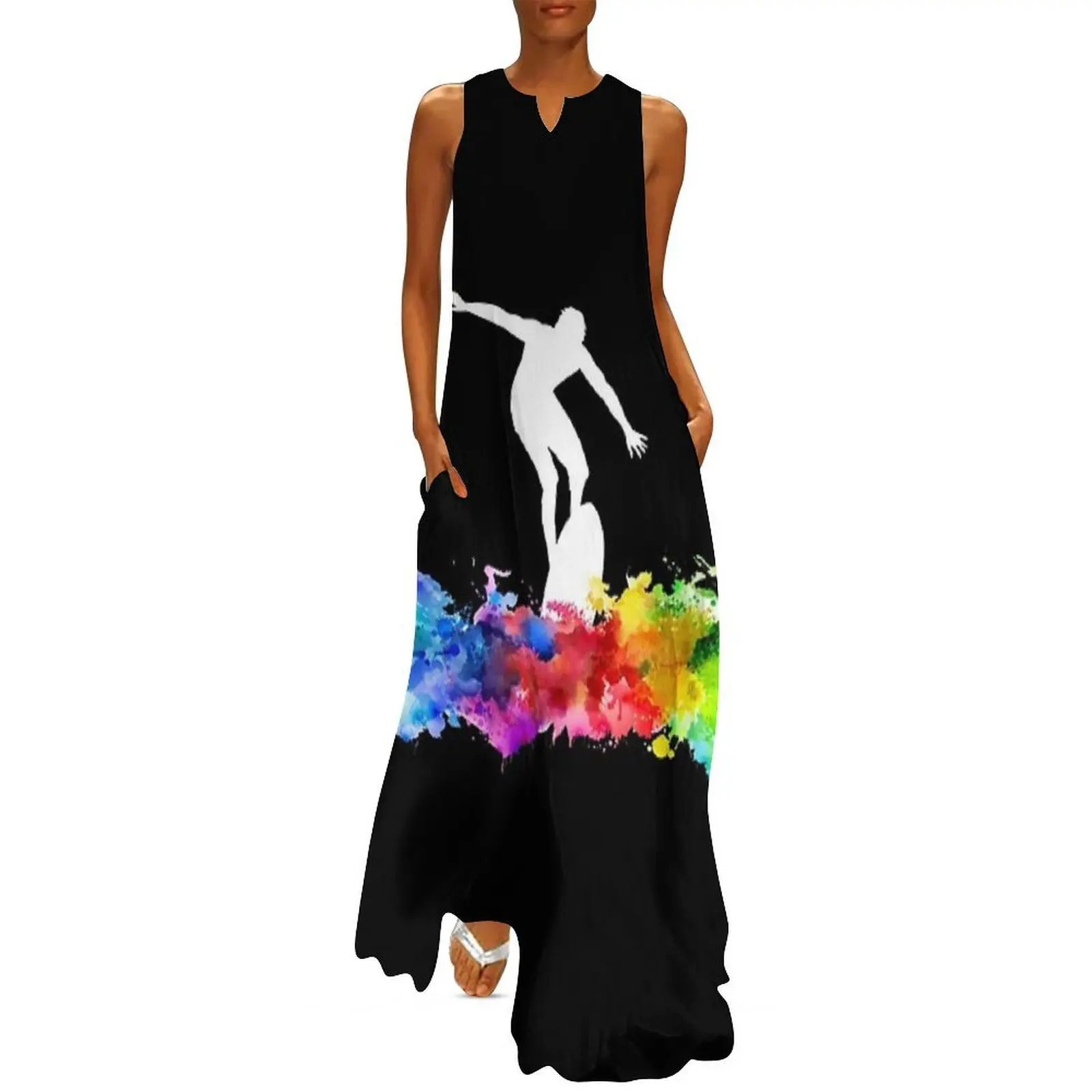 

SURFIN' USA Long Dress dress for women summer women's summer dress 2025 Woman fashion vintage