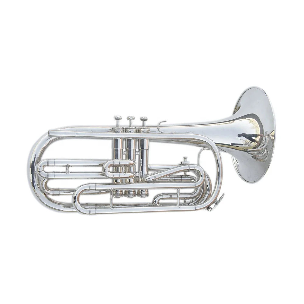 Seasound OEM Cheap High Quality Bb Gold Marching Instrument Trombone JYMTB1312