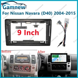9 Inch Car Frame Fascia Adapter Android Radio Dash Fitting Panel Kit For Nissan Navara D40 2004-2015 Nissan Pathfinder R51