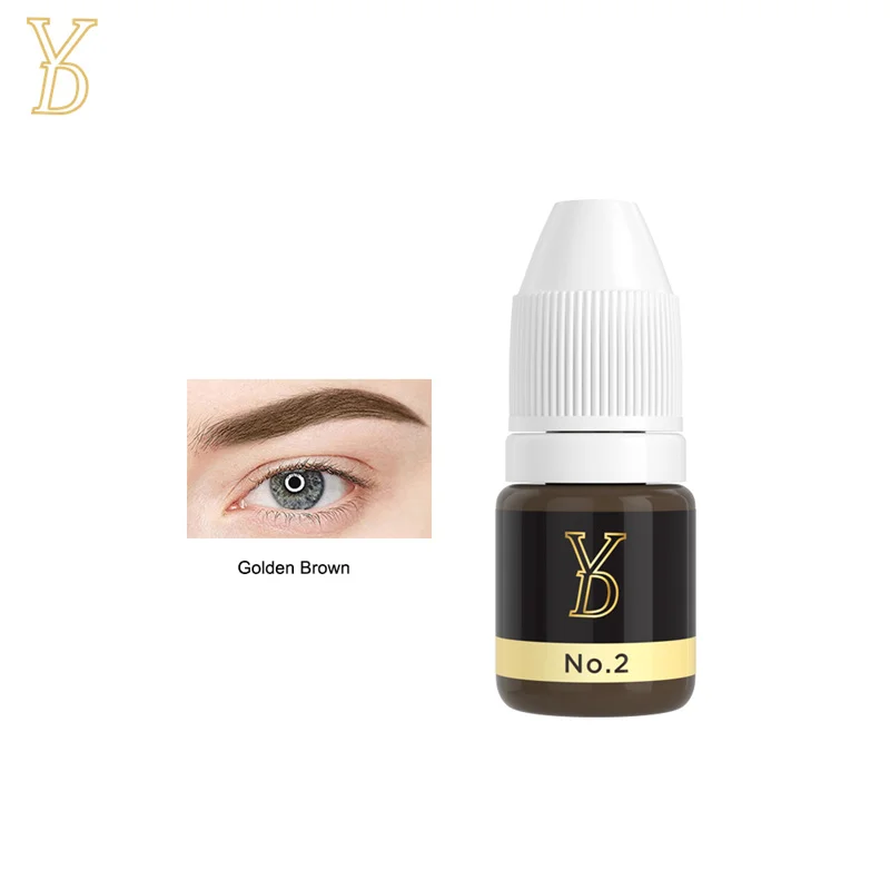 YD Liquid Tattoo Ink Pigment Semi Permanent Makeup PMU Microblading Pigments for Tints Lips Eyebrow Inks Beauty Arts 3ML Newest