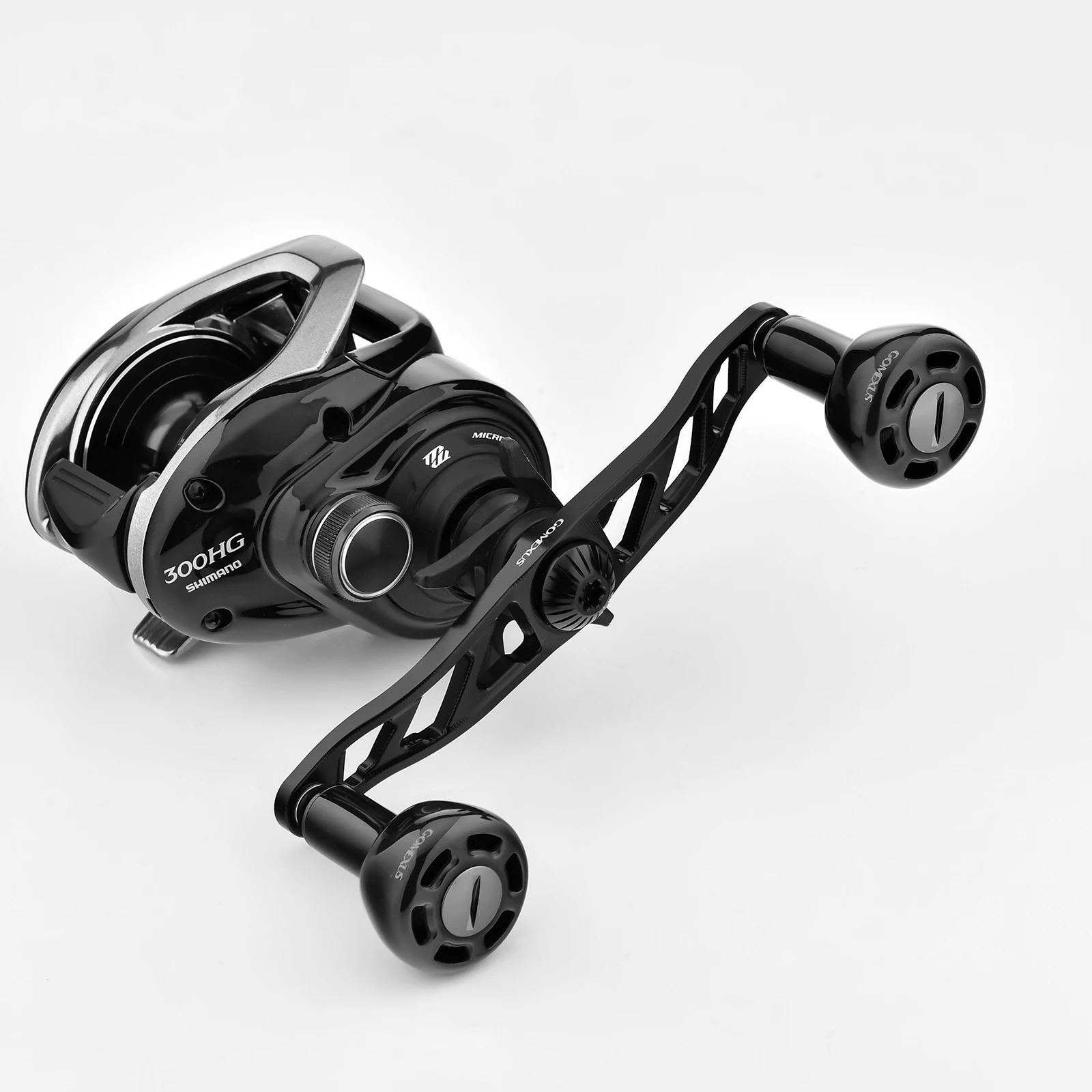 Gomexus Double Handle for Daiwa Zillion Steez Saltiga Ryoga Seagate Sealine Tatula Baitcasting Reel Handle 130 mm BDH-TA30