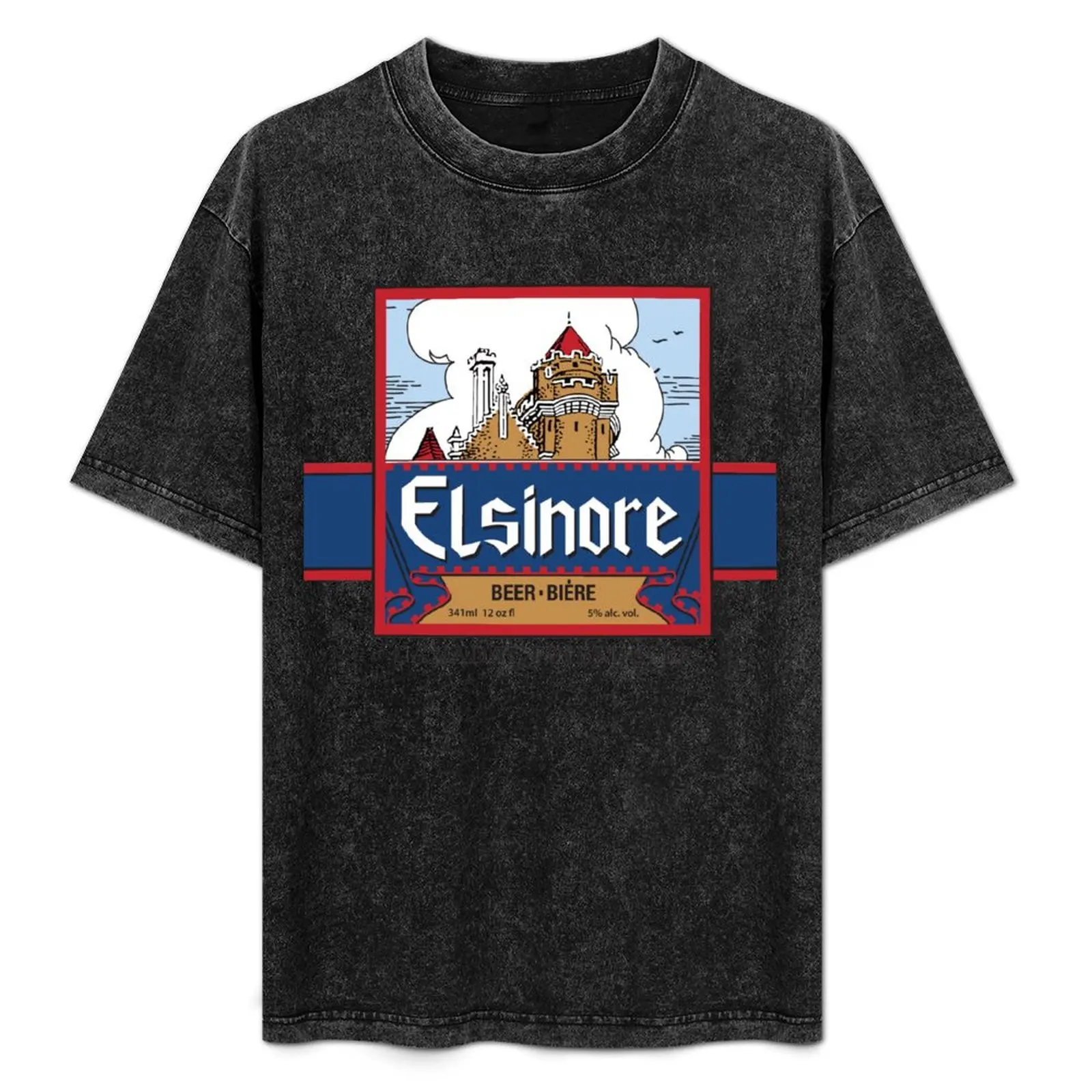 

Elsinore Beer - as seen on Strange Brew T-Shirt anime stuff plain graphics T-shirt men