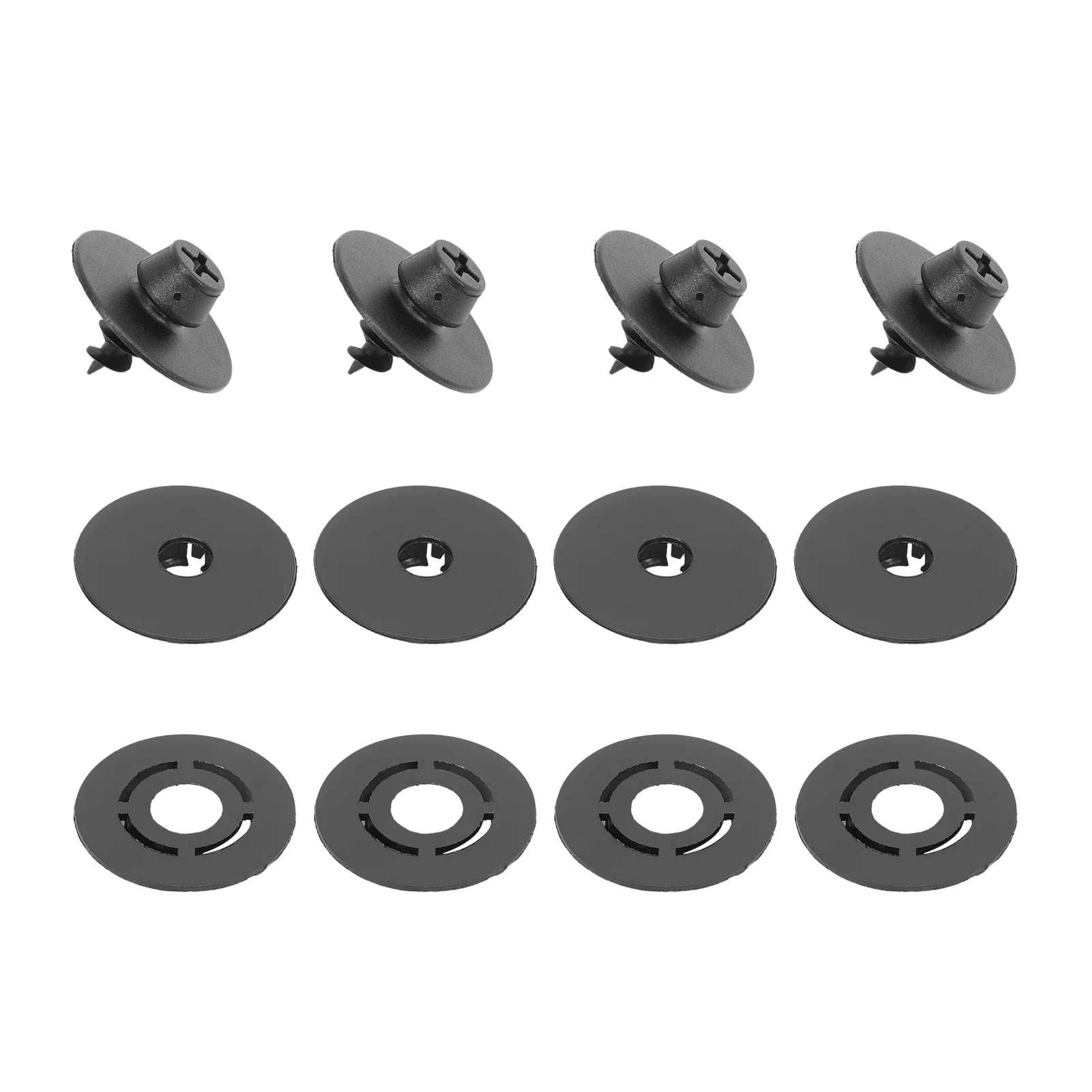 12 PCS Eyelets Round Clips Car Mats Nipple Universal Retrofit 3D0864812A Floor Mat Attachment+Push Button Floor Holder 3C0864523