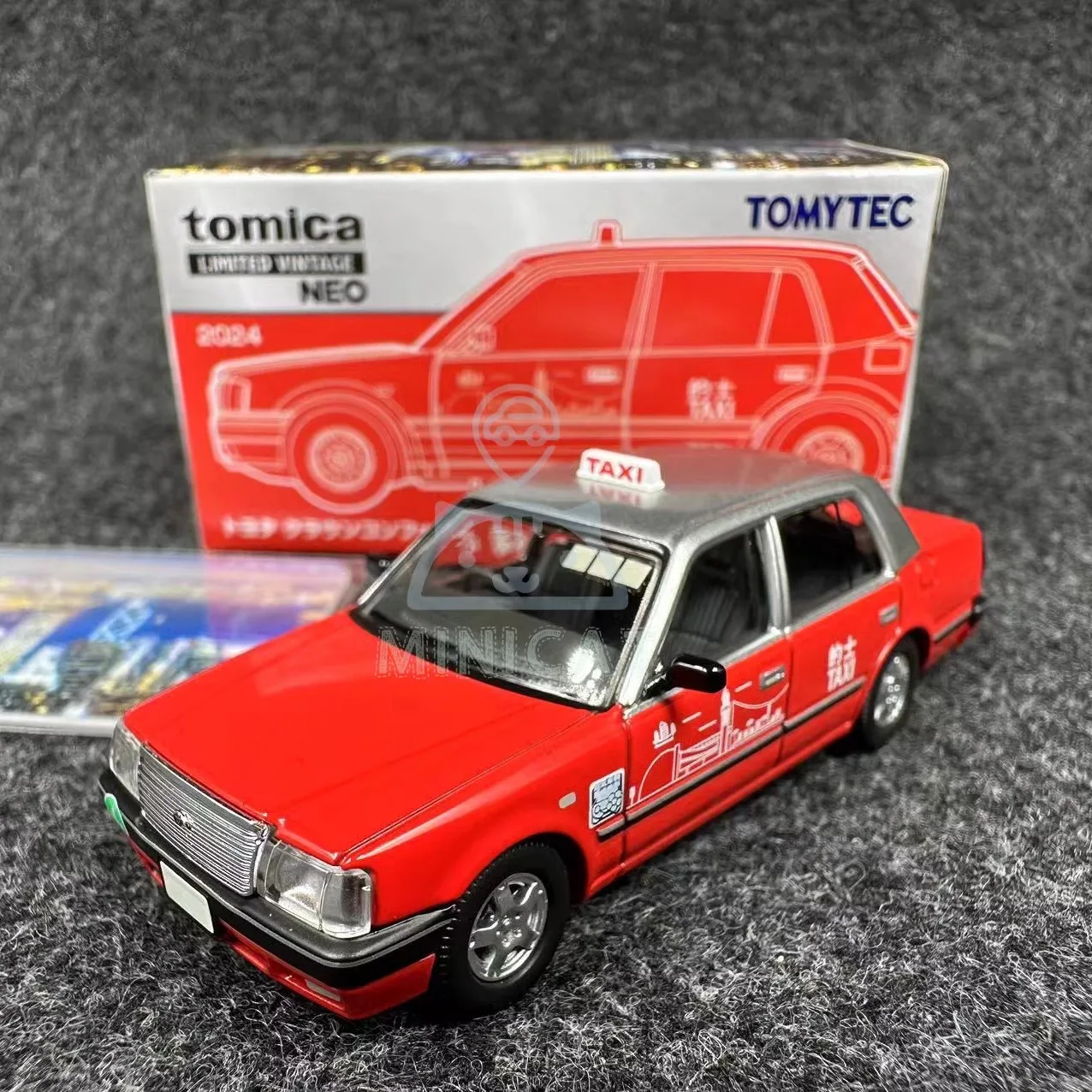 TAKARA TOMY TOMICA 1:64 TLV LV-N HK Hong Kong Taxi Limited alloy roller miniature model, adult decoration, boy toy,birthday gift