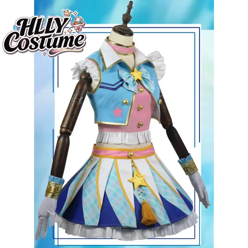Anime Aikatsu！Amahane Madoka Cosplay Costume Women sweet dress necklaces prop sock glove Halloween Christmas Lolita uniform suit