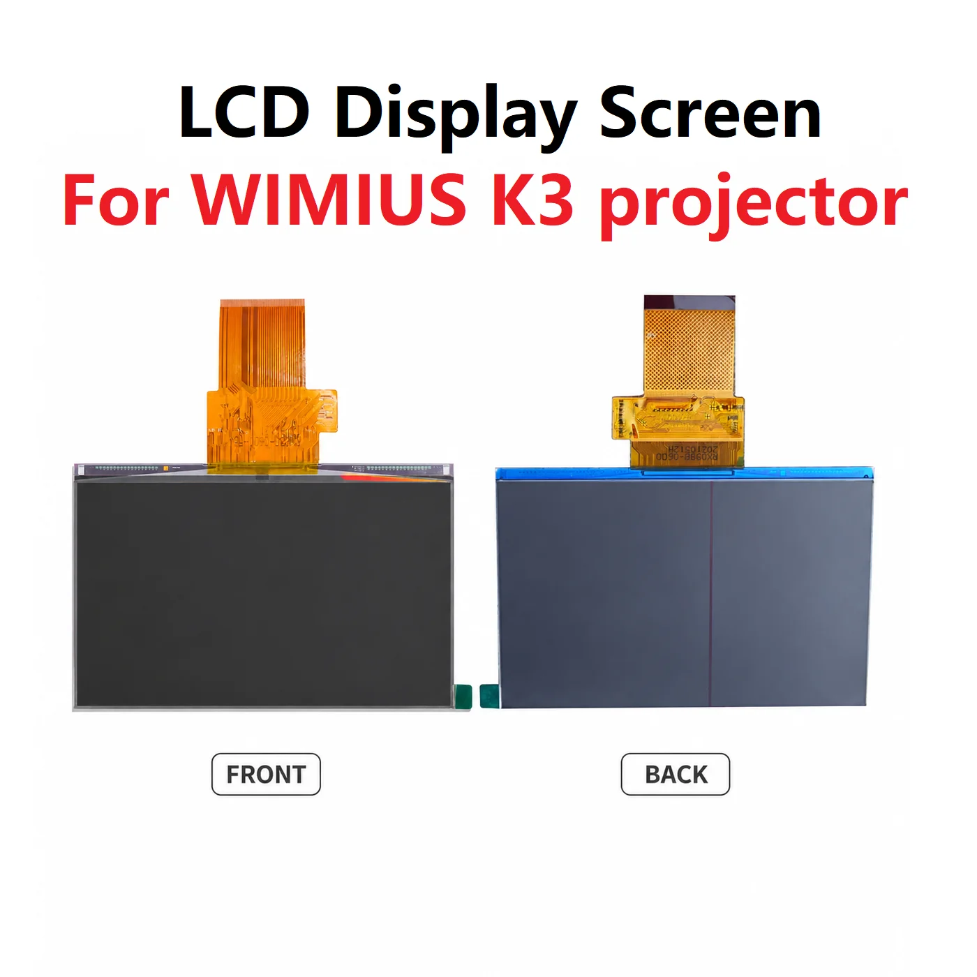 LCD Display For WIMIUS K3 projector 1920x1080 Screen Repair